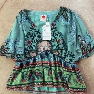 FARM Rio for Anthropologie Top size XS